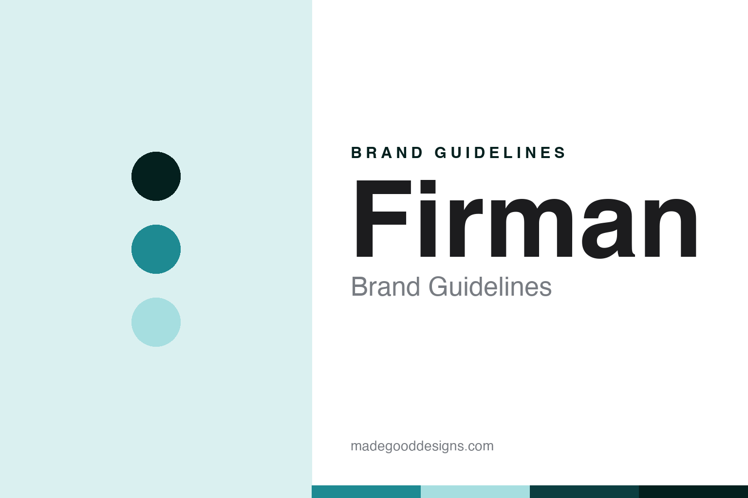 Firman brand guidelines — abstract colour discs and material texture (original homage; not a Firman product or logo)