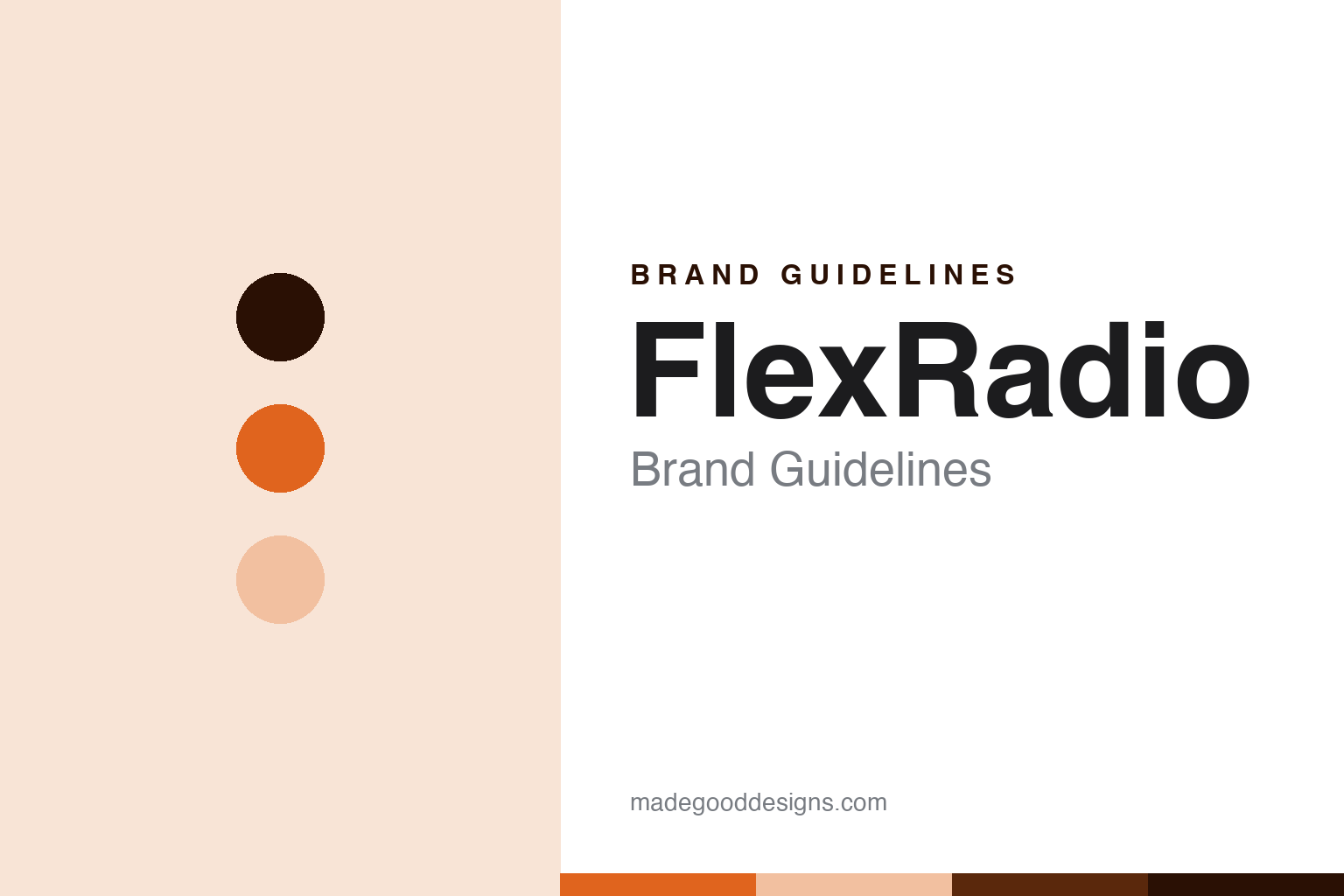 FlexRadio Brand Guidelines: The SDR Pioneer