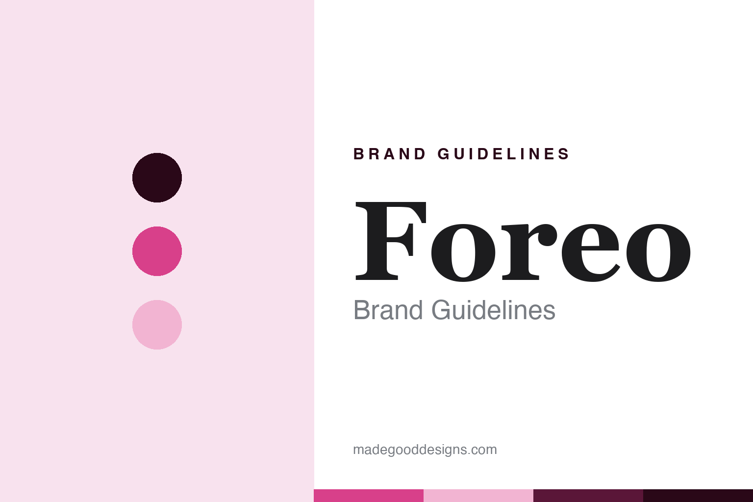 Foreo Brand Guidelines: Silicone Bristles, Swedish Beauty-Tech