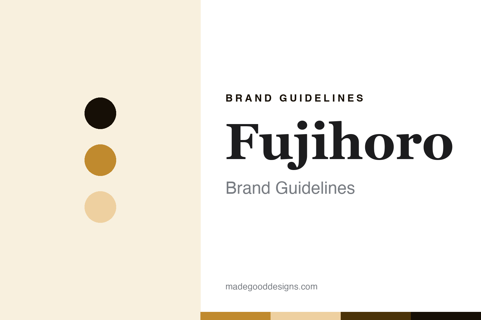 Fujihoro Honeyware enamel brand guidelines abstract homage cover