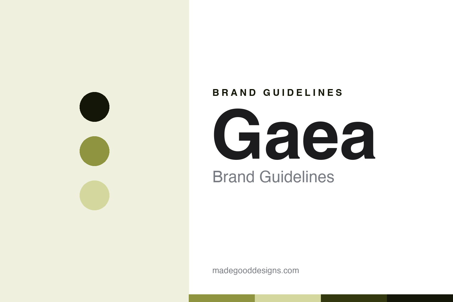 Gaea Brand Guidelines: The Pioneer of Branded Greek Olive Oil