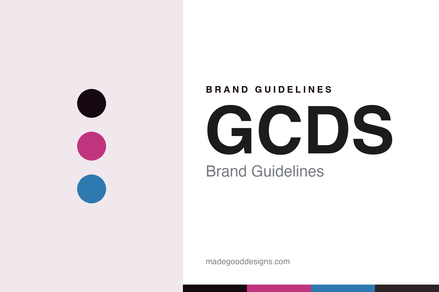 Abstract homage cover for GCDS: magenta, ink and electric-blue colour discs on blush with a loud-display wordmark stand-in; no logo or character reproduced.