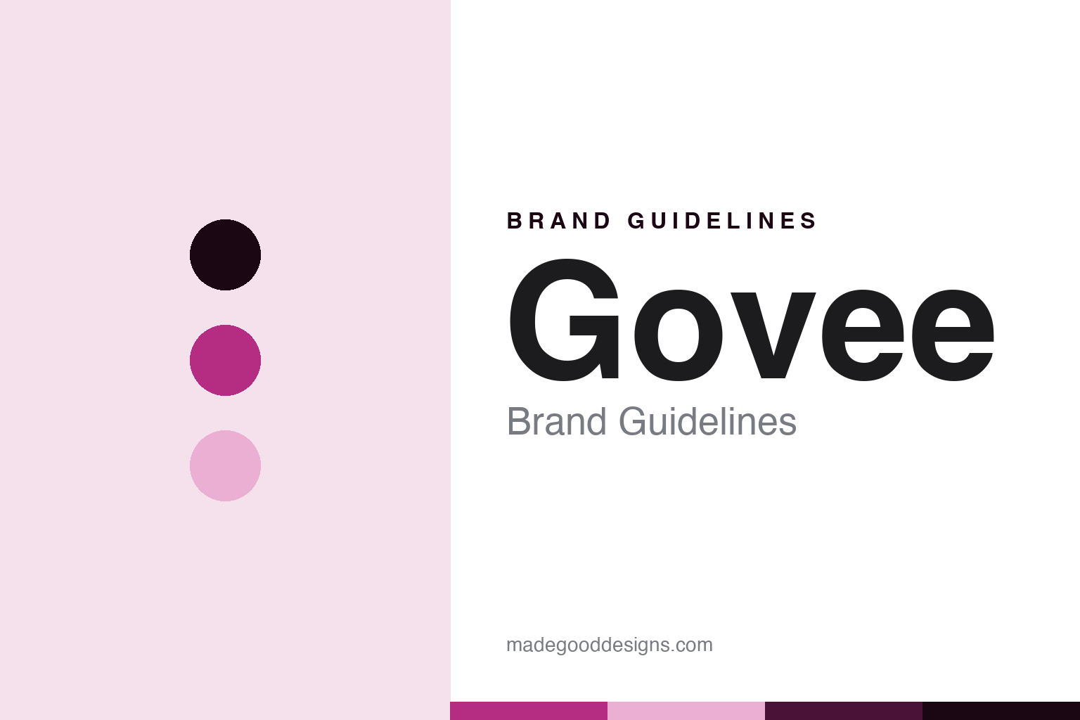 Govee brand guidelines — abstract colour discs and material texture (original homage; not a Govee product or logo)