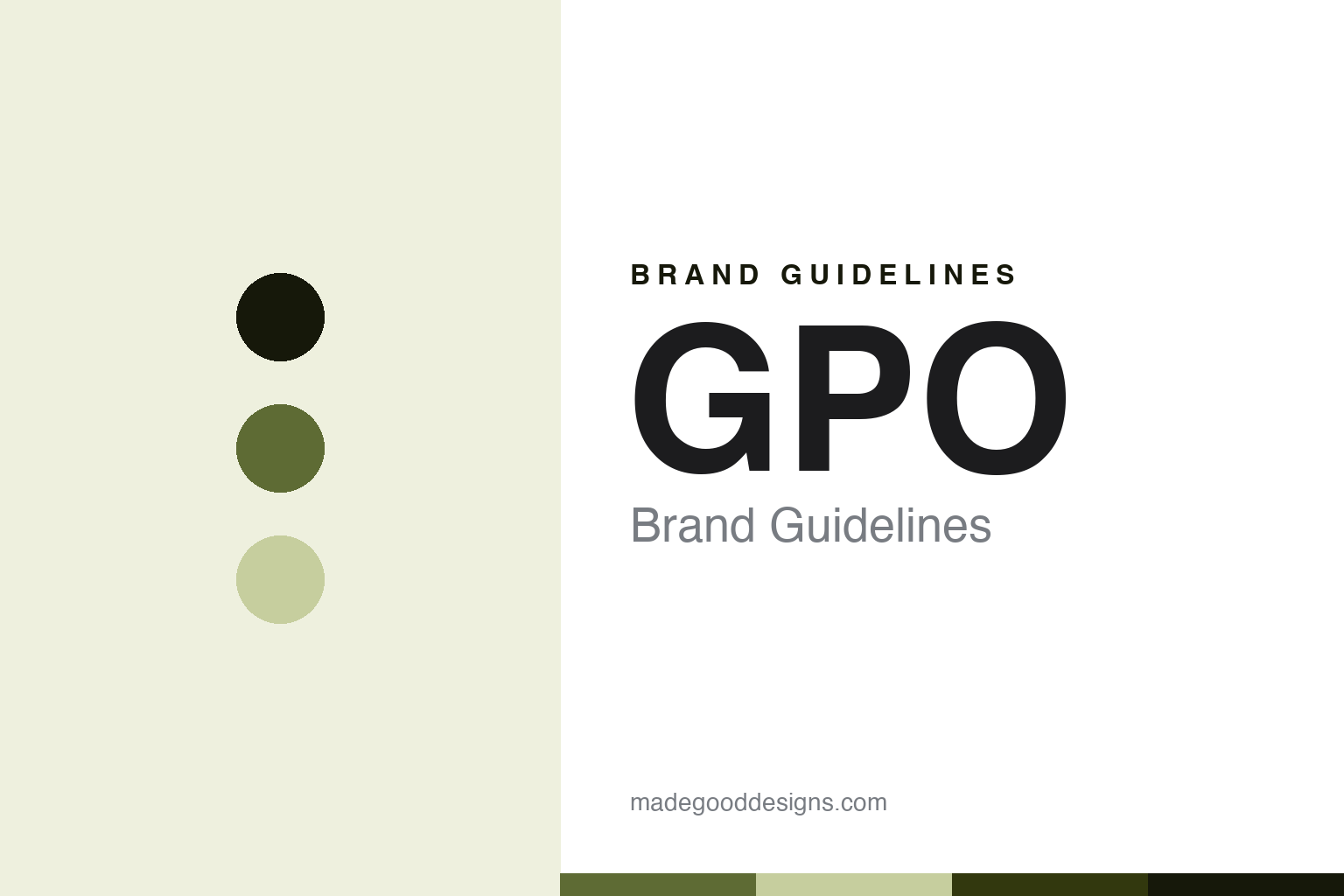 GPO Brand Guidelines: The German-Engineered Optics Challenger