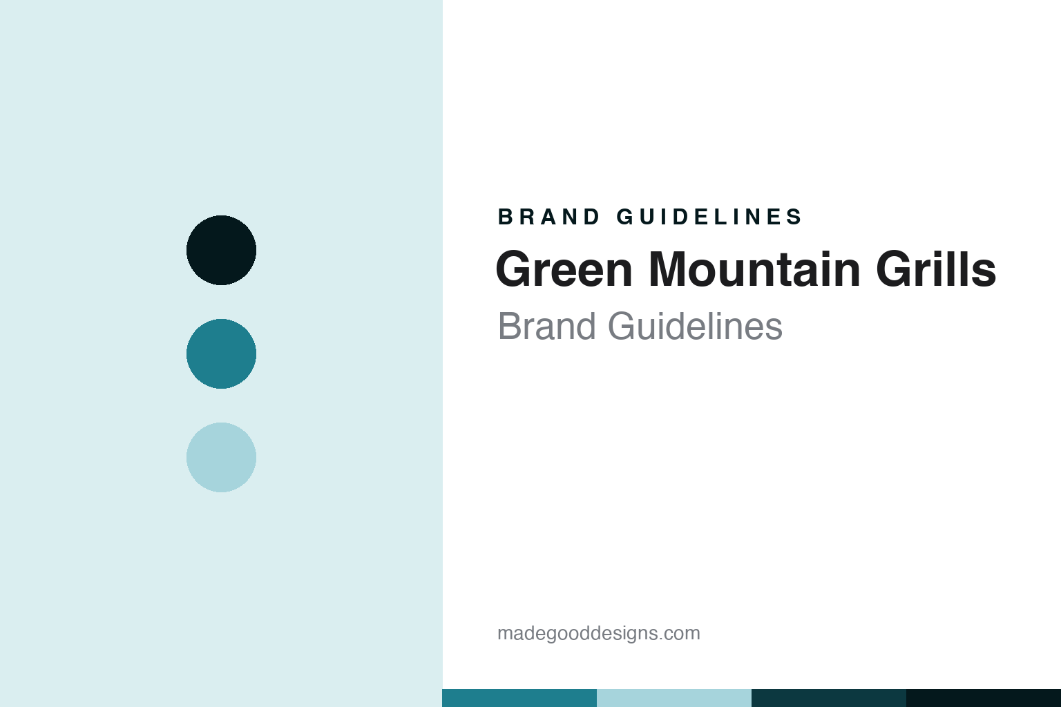 Green Mountain Grills Brand Guidelines: The Independent Pellet Grill With an App