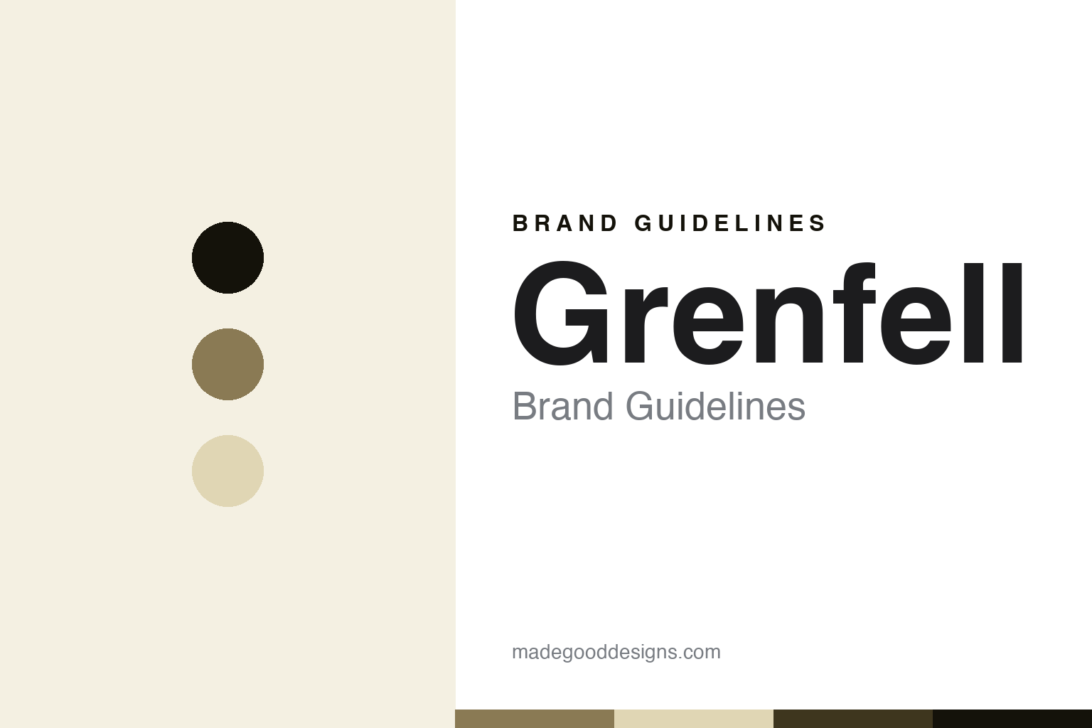Grenfell cloth outerwear brand guidelines abstract homage cover