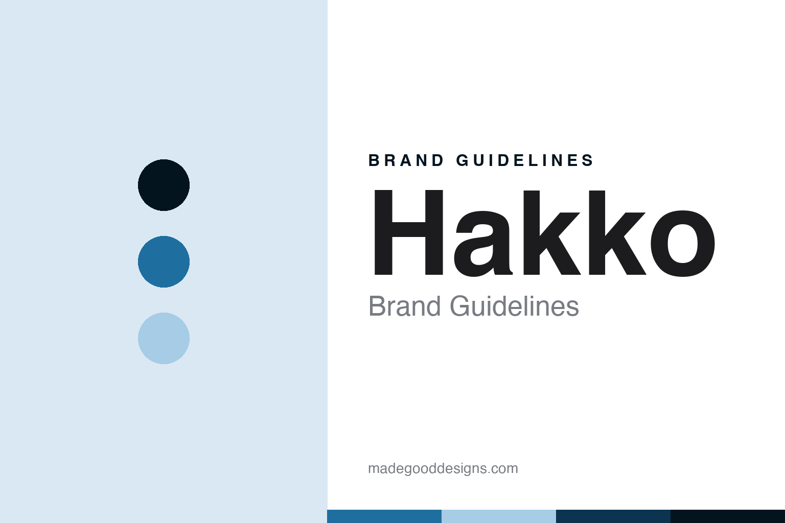 Hakko Brand Guidelines: The Bench-Station Standard