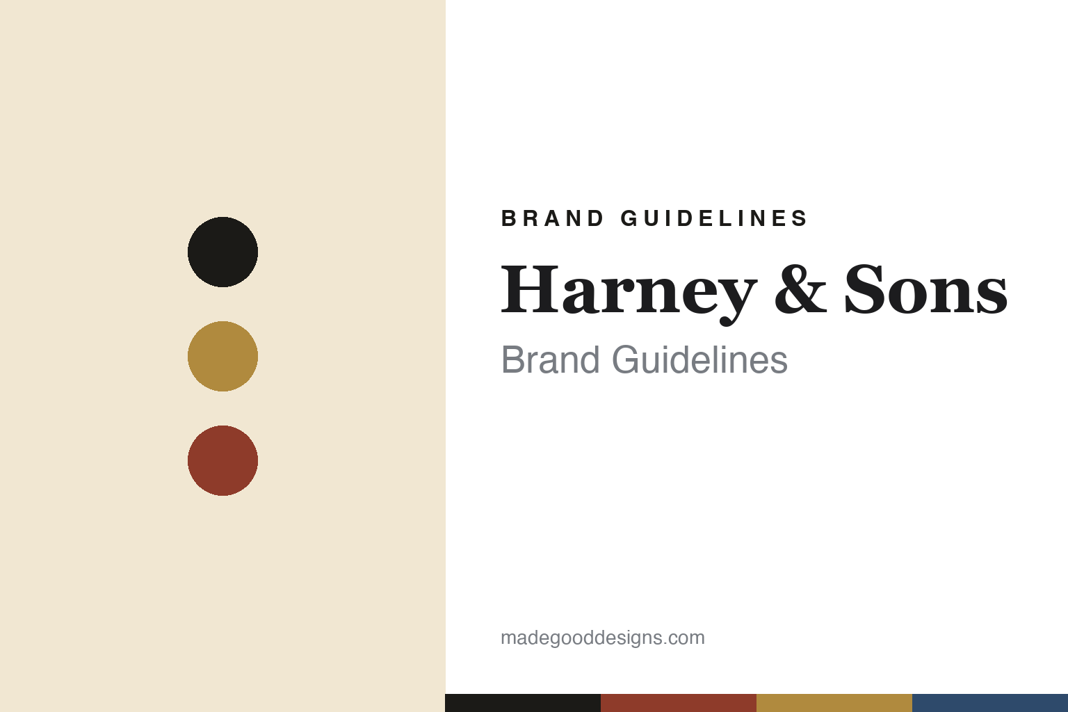 Abstract homage to Harney & Sons: heritage black-and-gold and cinnamon tea discs and swatches (not a Harney & Sons logo)