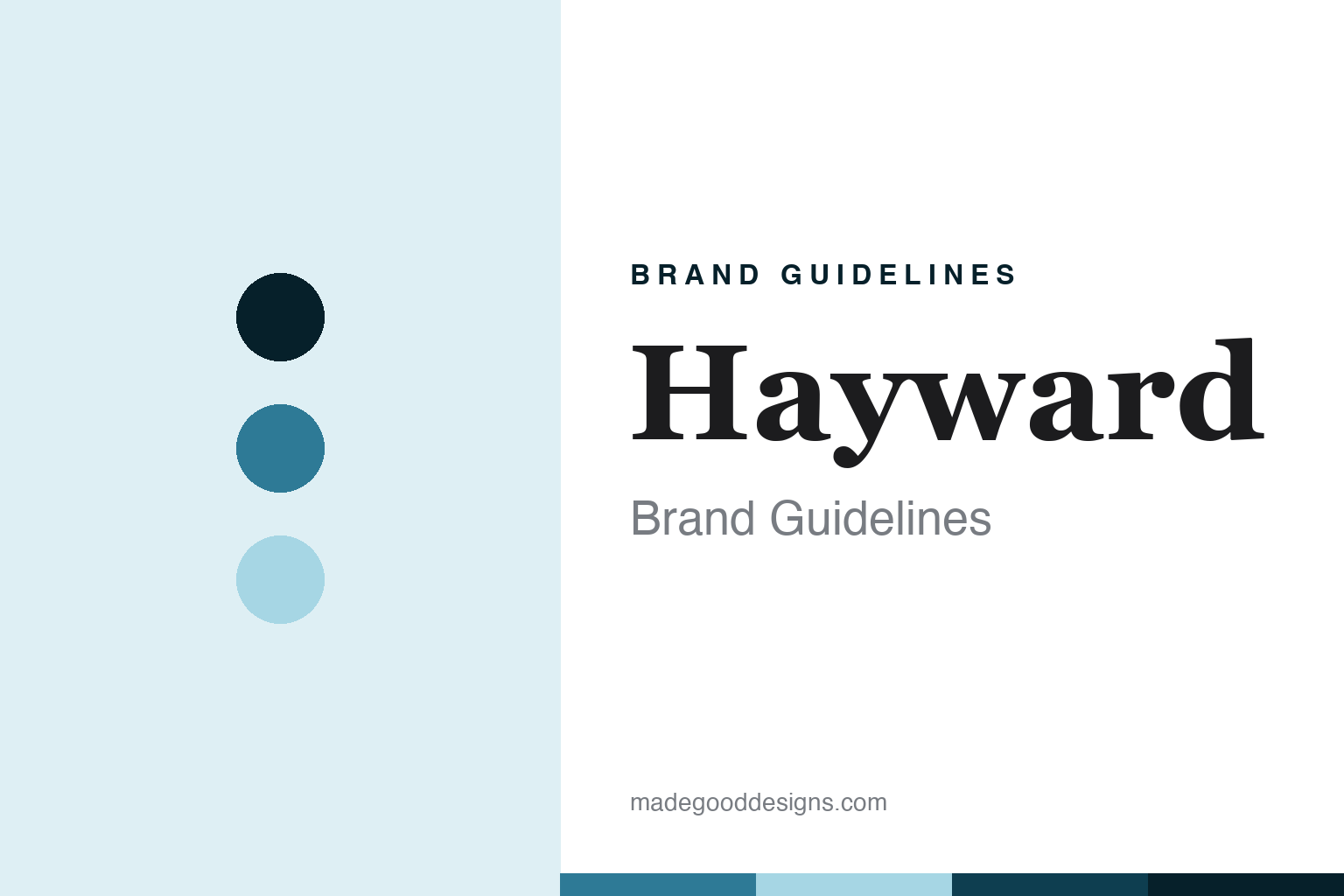 Hayward brand guidelines — abstract colour discs and material texture (original homage; not a Hayward product or logo)