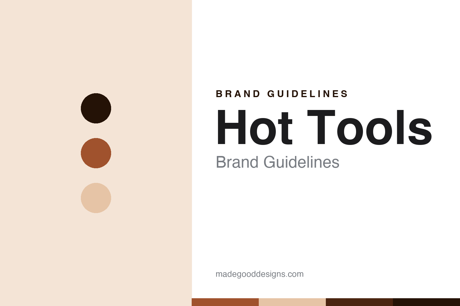 Hot Tools Brand Guidelines: The Gold-Barrel Salon Brand Helen of Troy Owns