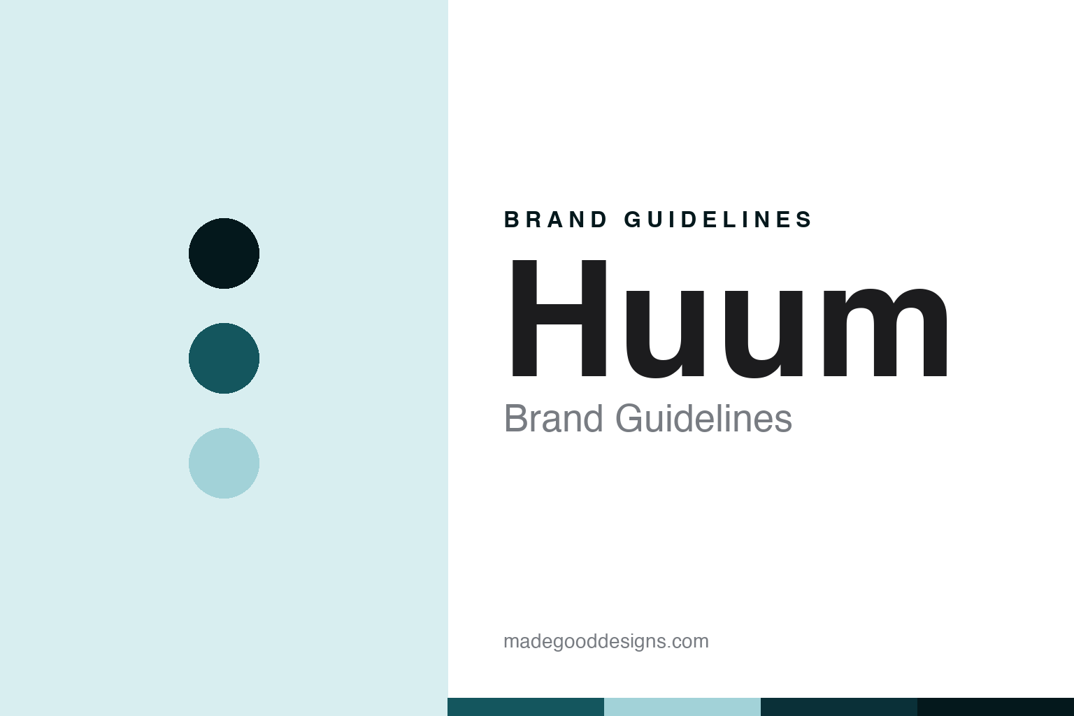 Huum Brand Guidelines: Entirely in Estonia, With Partners