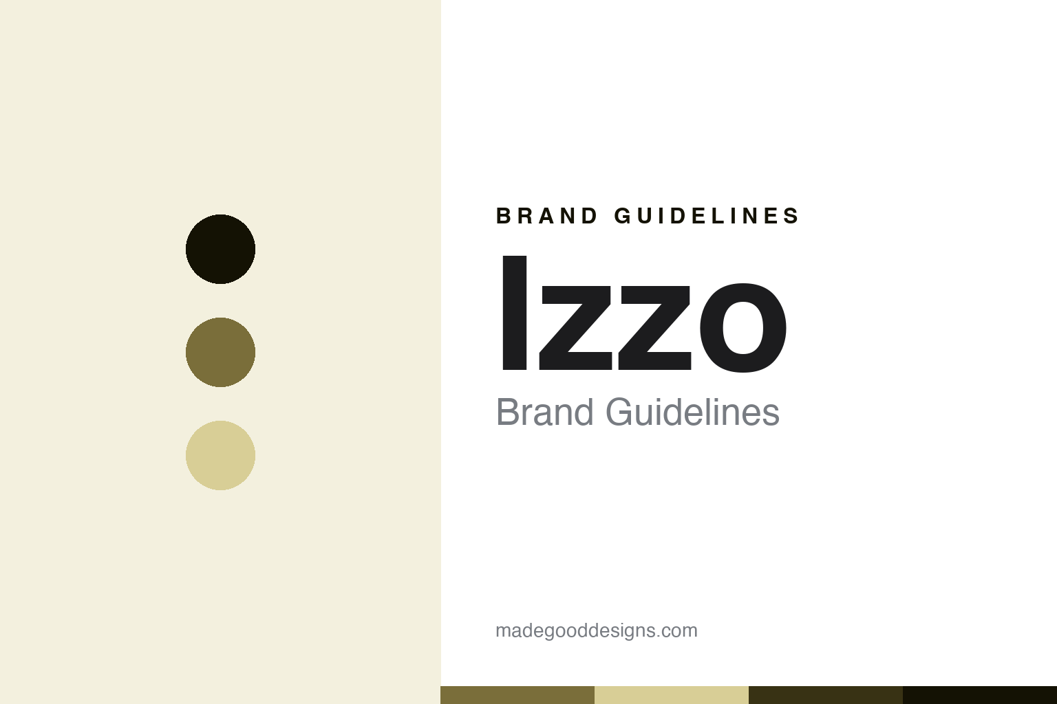 Izzo Brand Guidelines: The Importer-Driven Italian Prosumer Name