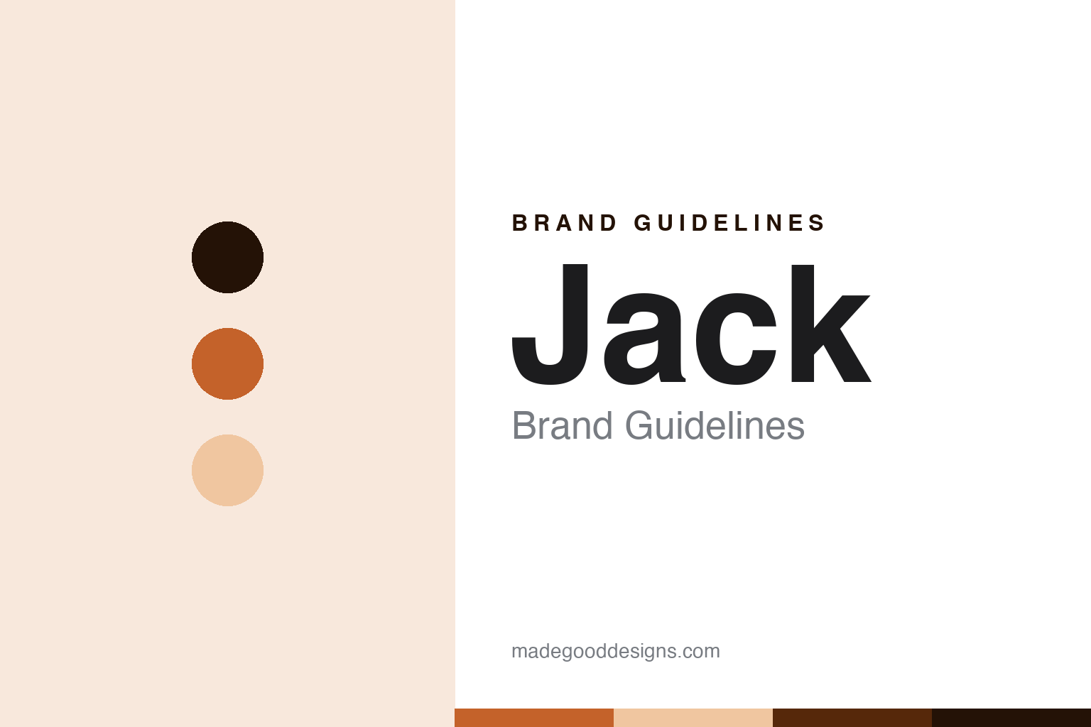 Jack brand guidelines — abstract colour discs and material texture (original homage; not a Jack product or logo)
