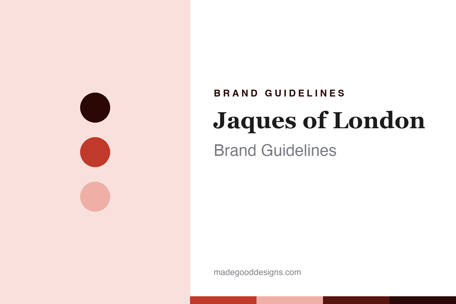 Jaques of London Brand Guidelines: The House That Made the Standard