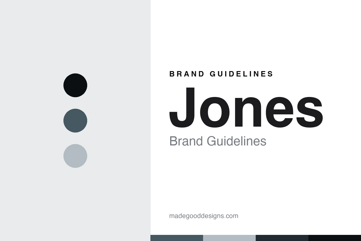 Jones snowboards brand guidelines — abstract stone palette and backcountry-sans cover homage (not affiliated)