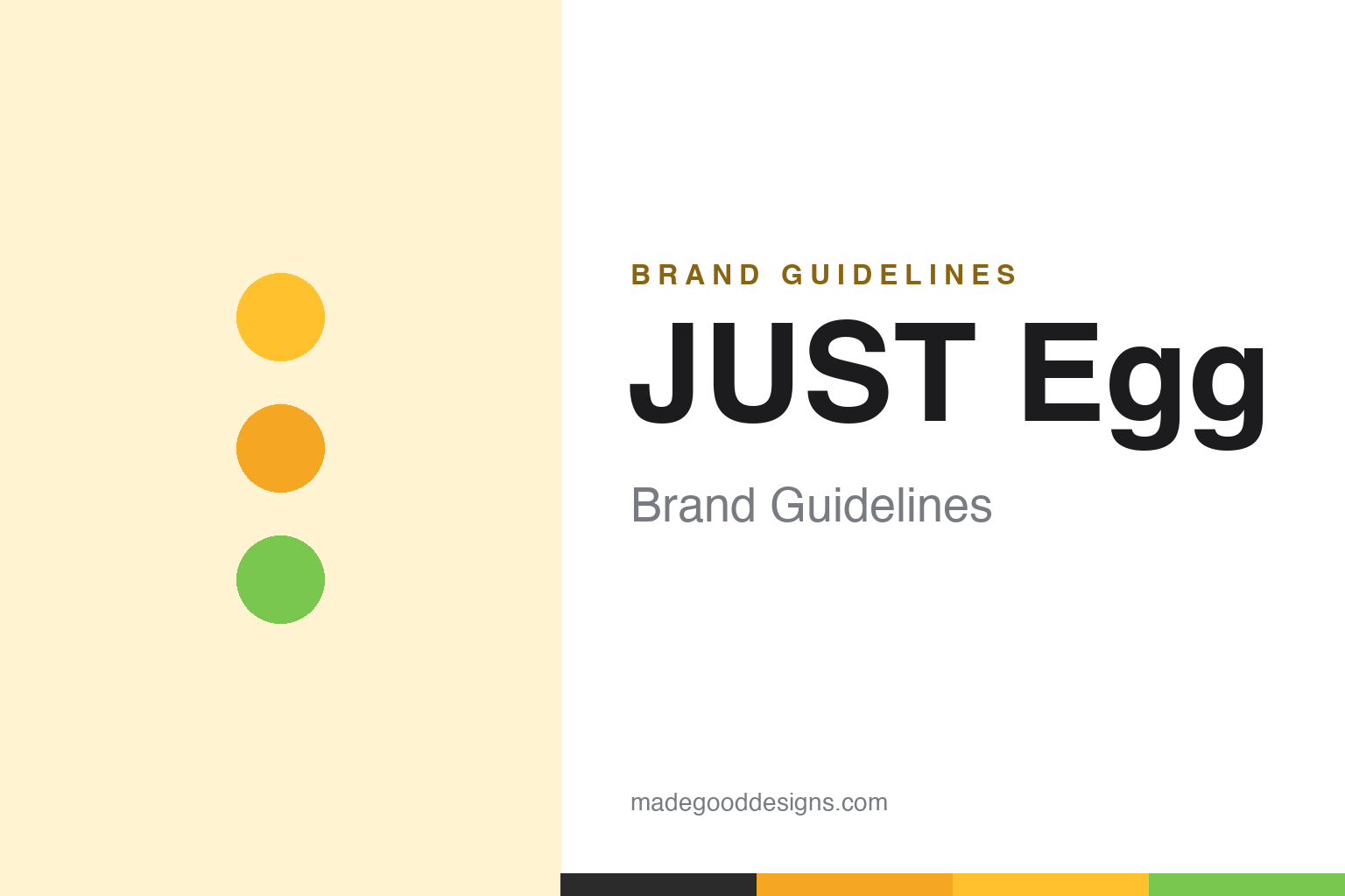 Abstract homage to JUST Egg: bright egg-yolk-yellow discs and swatches (not a JUST Egg logo)