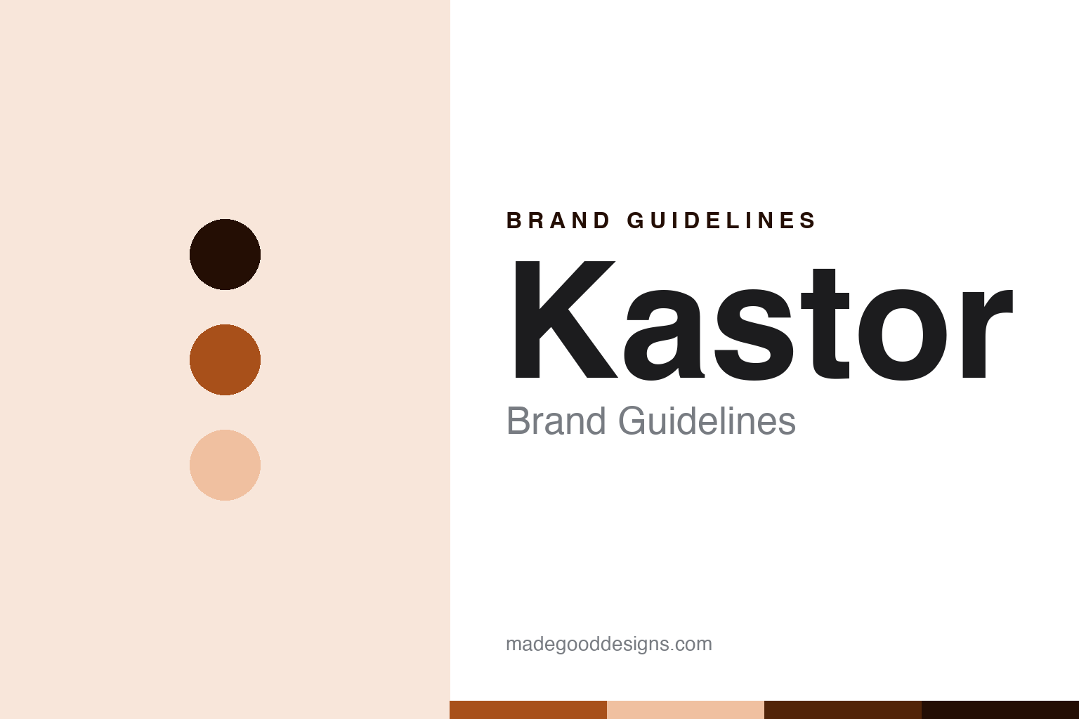 Kastor brand guidelines — abstract colour discs and material texture (original homage; not a Kastor product or logo)