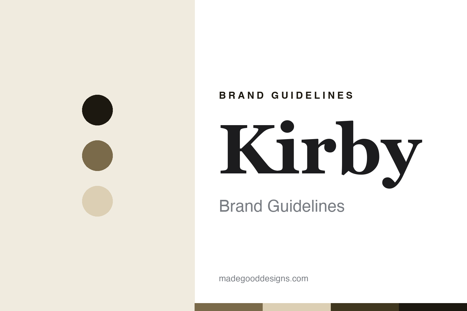 Kirby brand guidelines — abstract colour discs and material texture (original homage; not a Kirby product or logo)
