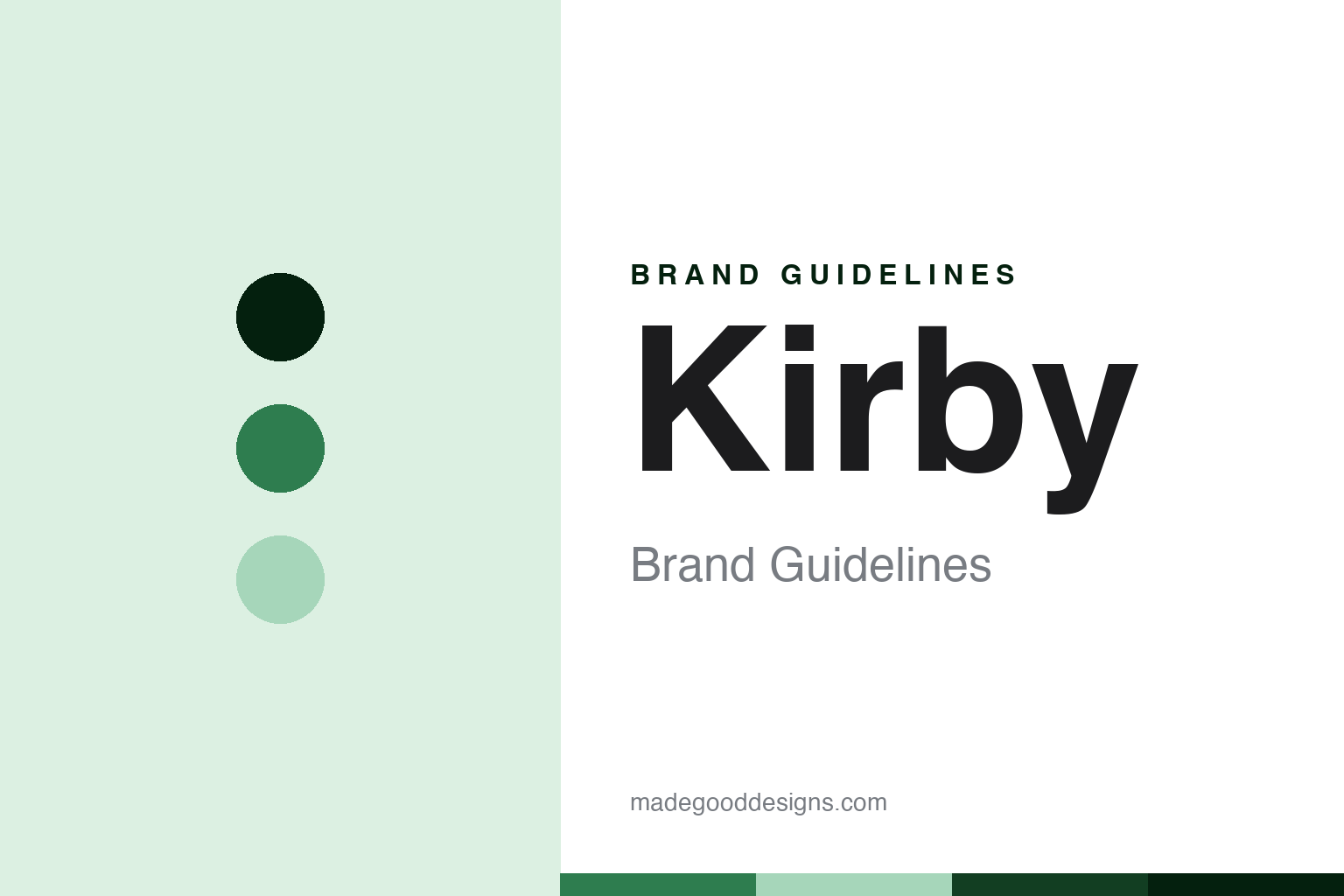 Kirby Brand Guidelines: The Door-to-Door Heritage Vacuum, New Owner