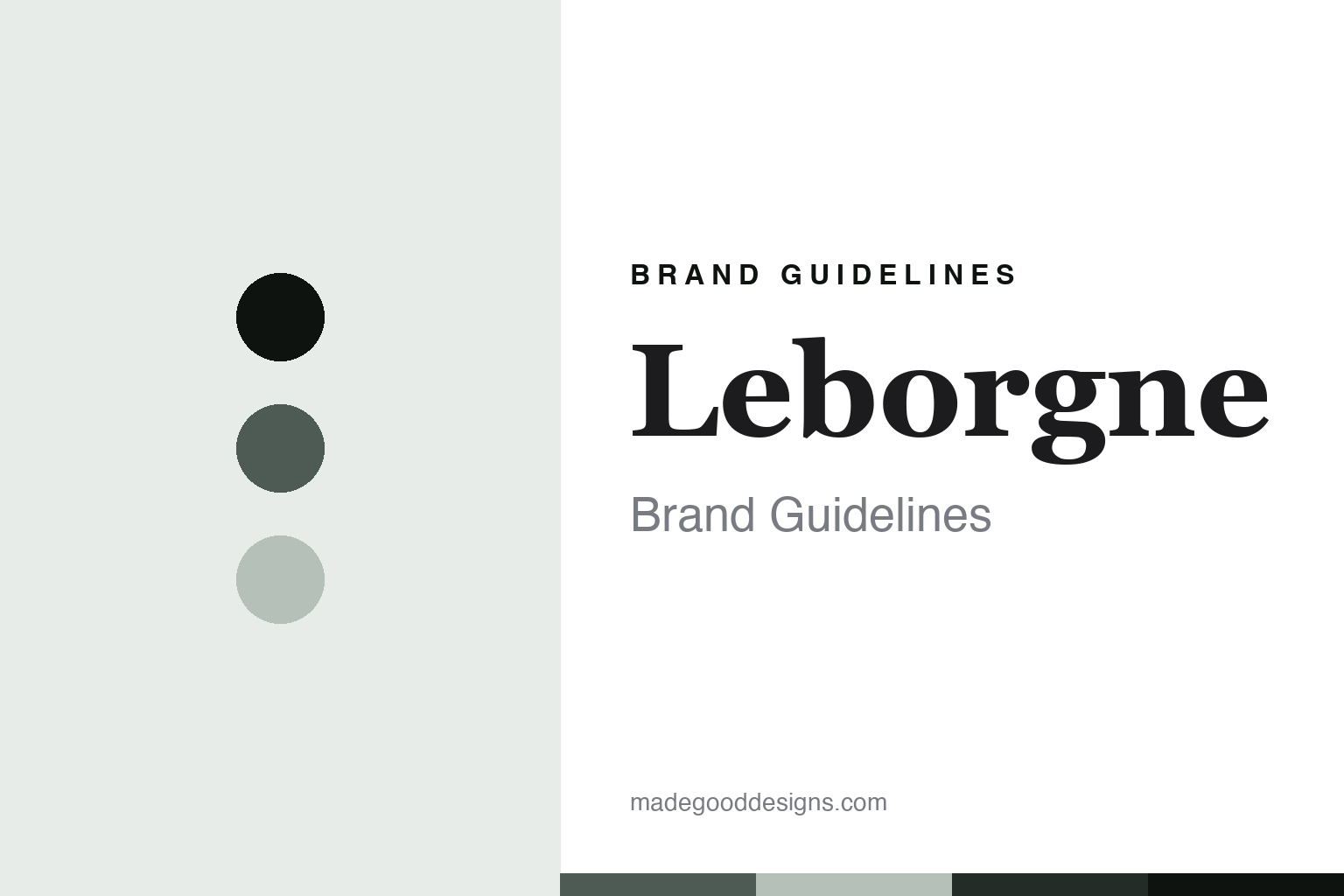 Leborgne brand guidelines cover — abstract alpine-steel and ash colour discs and forged-steel/ash texture (homage; not a Leborgne tool or logo)