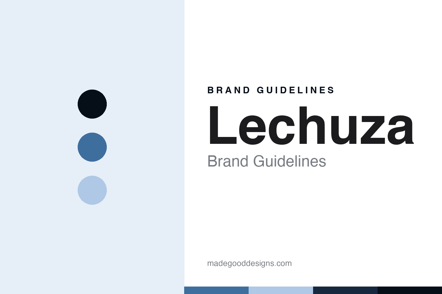 Lechuza brand guidelines cover - abstract reservoir-blue discs and moulded-plastic texture homage, no planter or mechanism