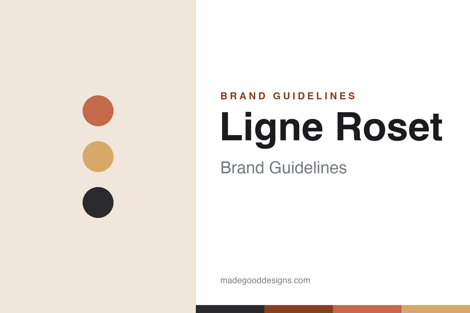 ligne-roset brand guidelines — abstract homage cover