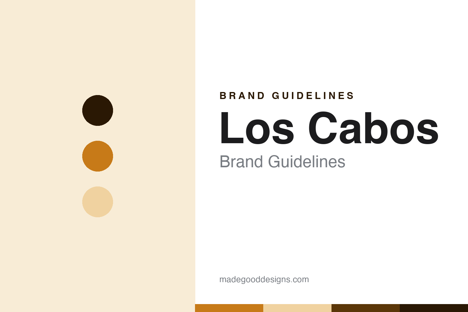 Los Cabos Brand Guidelines: The Canadian Family That Turned Chair Legs Into Drumsticks
