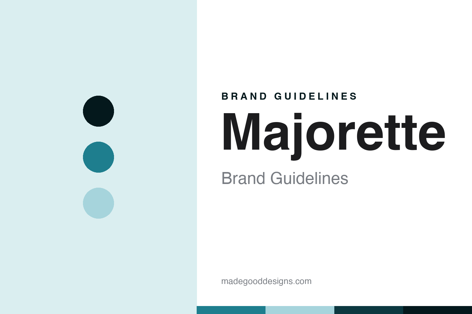 Majorette brand guidelines — abstract colour discs and material texture (original homage; not a Majorette product or logo)