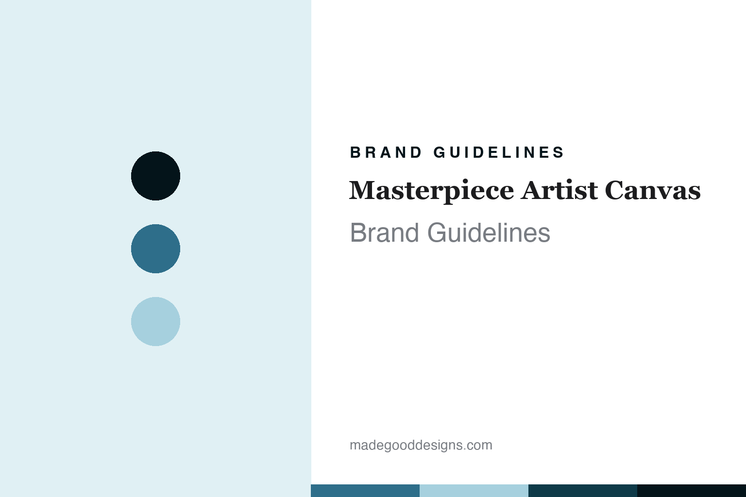 Masterpiece Artist Canvas Brand Guidelines: The Made-in-USA Stretched-Canvas House