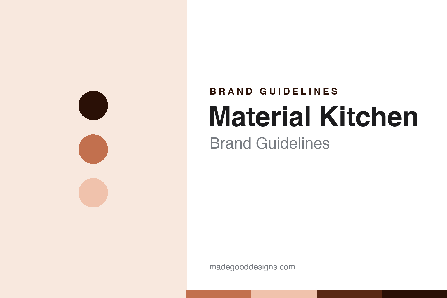 Material Kitchen Brand Guidelines: The Recycled reBoard