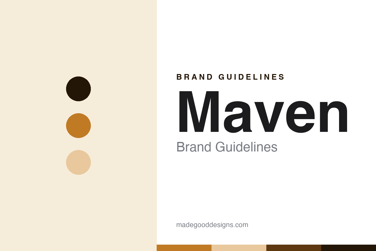 Maven Brand Guidelines: The Direct-to-Consumer Optics Maker