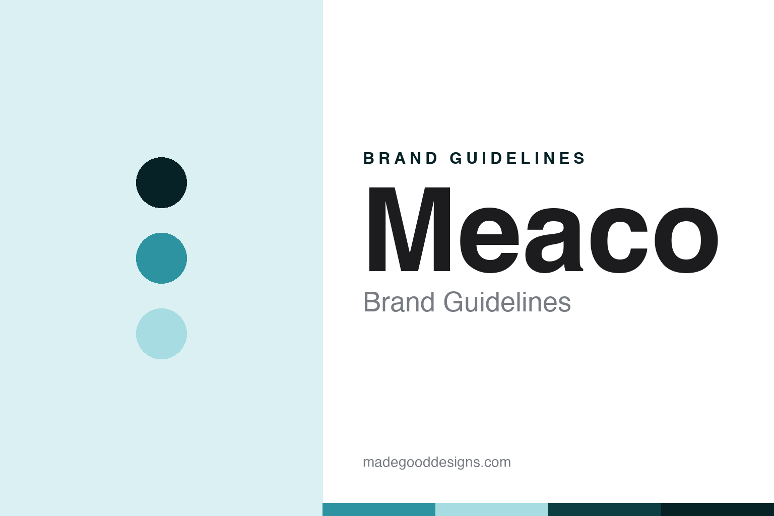Meaco brand guidelines — abstract colour discs and material texture (original homage; not a Meaco product or logo)