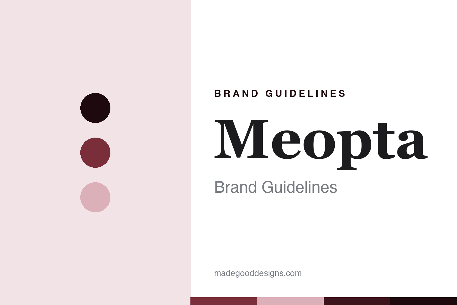 Meopta Brand Guidelines: The Czech-Made Optics House