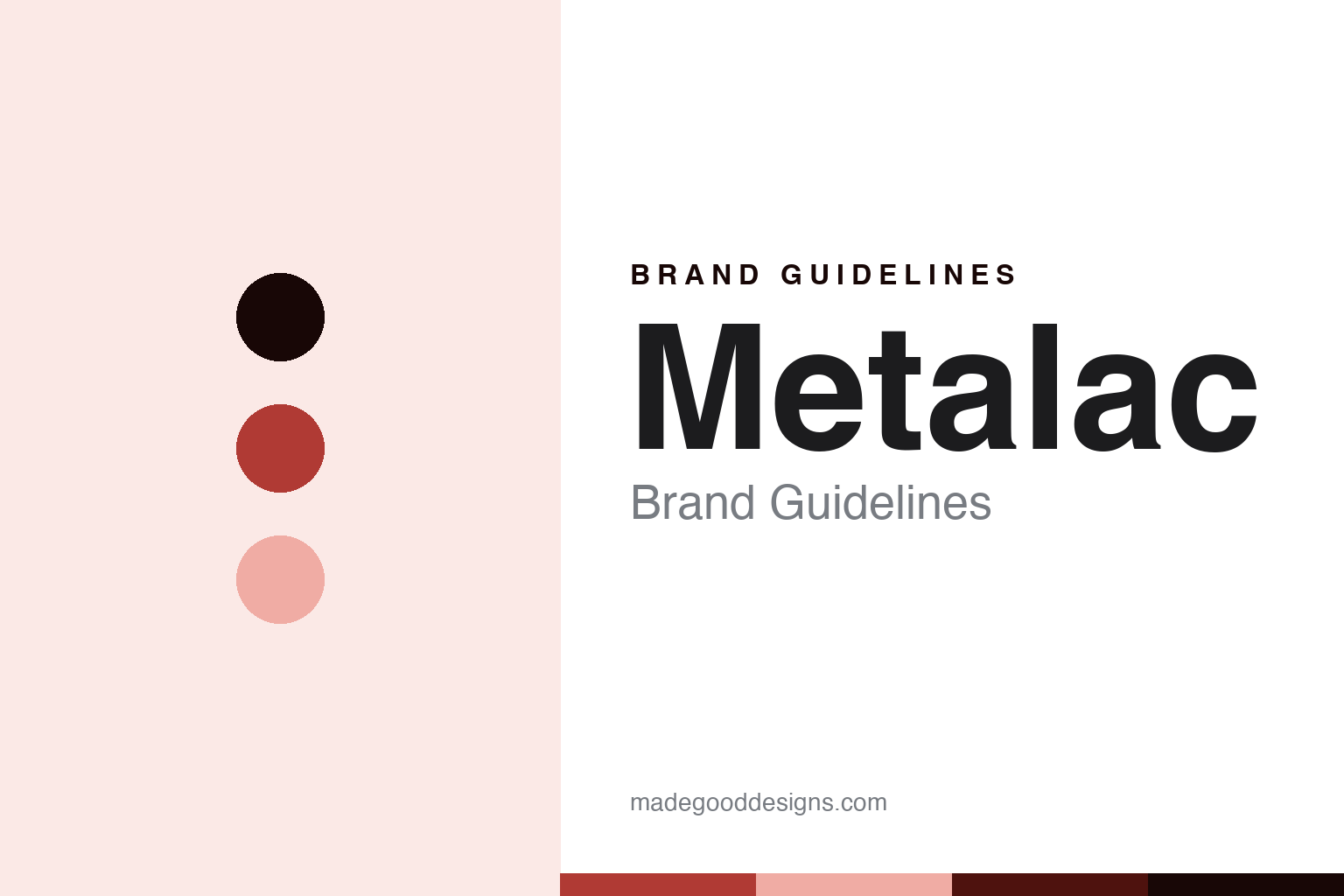 Metalac Serbian enamelware brand guidelines abstract homage cover