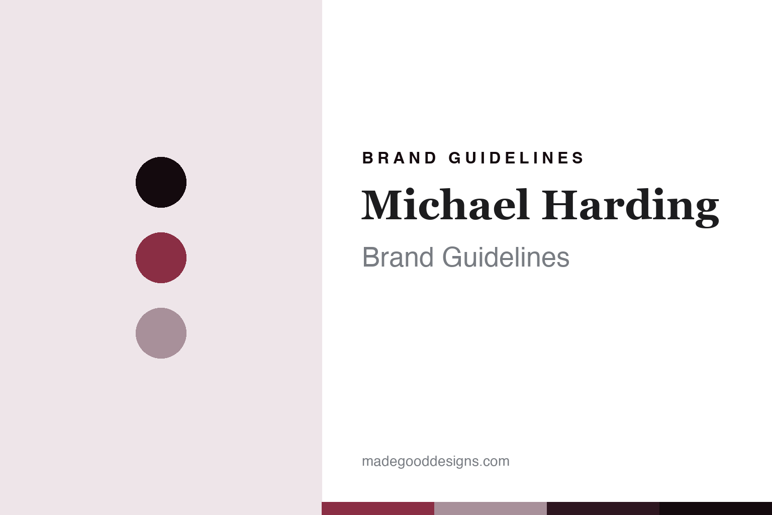 Michael Harding — abstract crimson-rose colour-disc and pigment-texture homage (not a logo, label or tube)