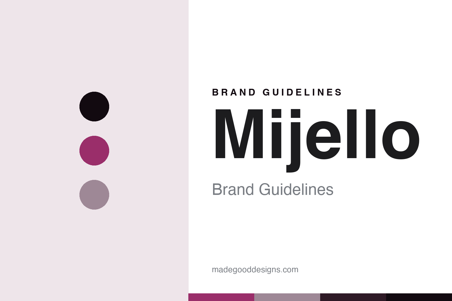 Mijello — abstract vivid-magenta colour-disc and pigment-texture homage (not a logo, label or tube)