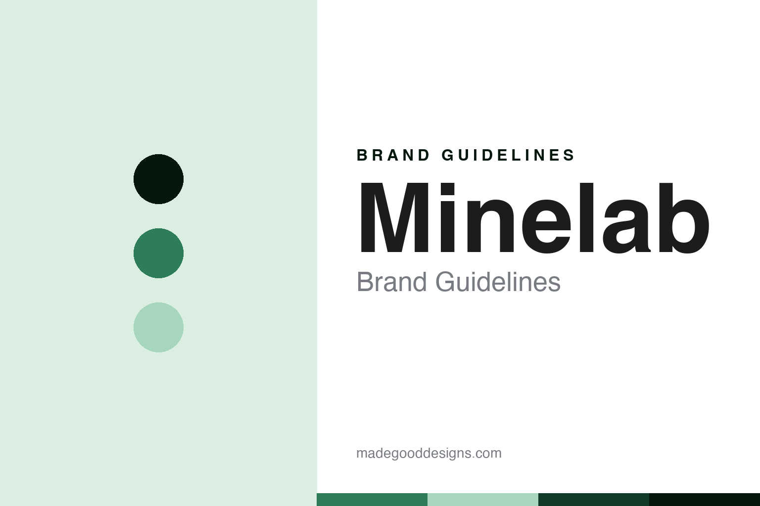 Minelab Brand Guidelines: The High-End, Under Codan