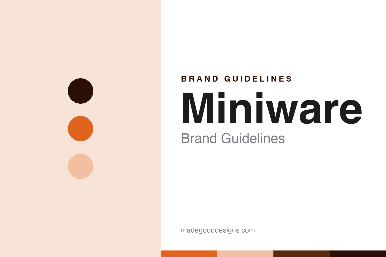 Miniware Brand Guidelines: The Pocket Iron Behind the TS100