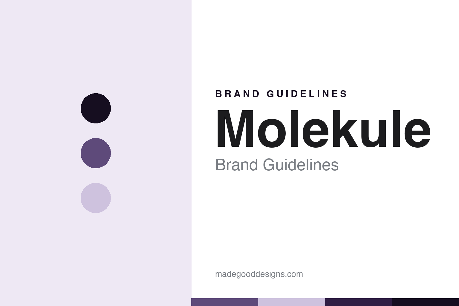 Molekule brand guidelines — abstract colour discs and material texture (original homage; not a Molekule product or logo)