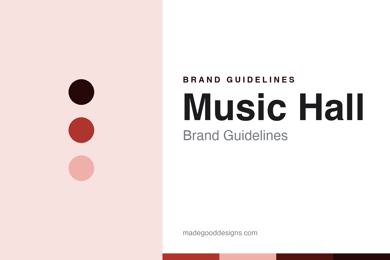 Music Hall Brand Guidelines: Designed in the US, Built by Pro-Ject