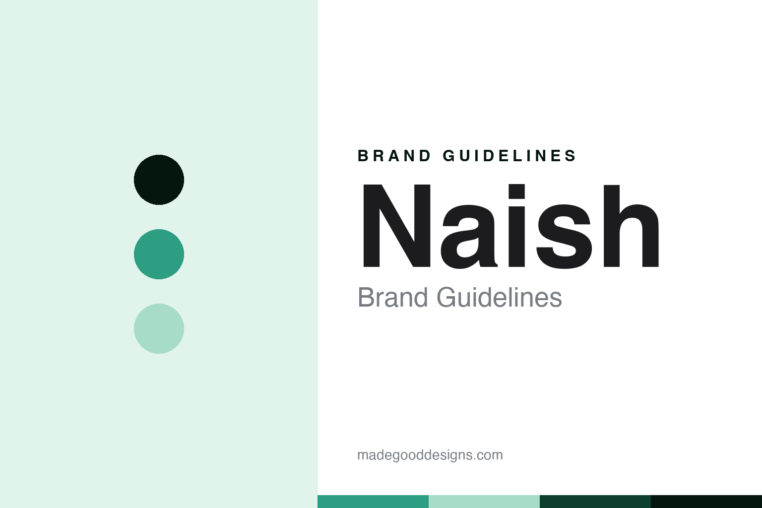 Naish brand guidelines cover - abstract Hawaii teal discs and board-and-foil texture homage, no board or logo