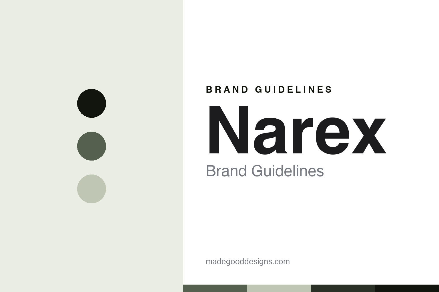 Narex brand guidelines cover — abstract steel-olive and beech colour discs and steel/wood-grain texture (homage; not a Narex chisel or logo)