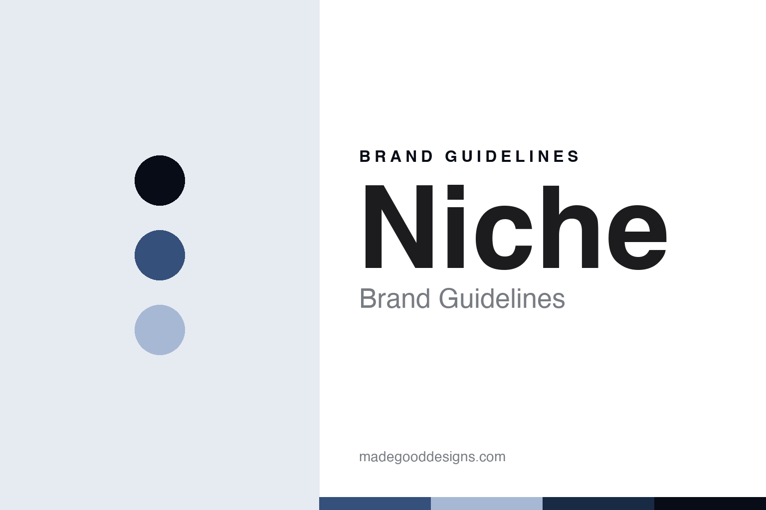 Niche Brand Guidelines: Single-Dose, For Everyone