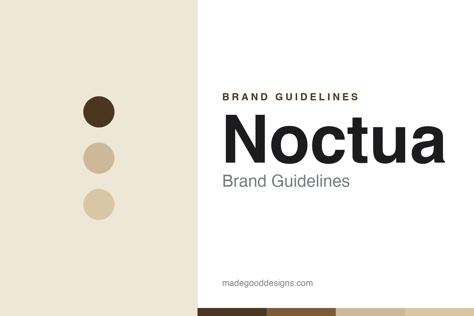 Noctua Brand Guidelines: The Brown-and-Beige, the Little Owl & Quiet Cooling