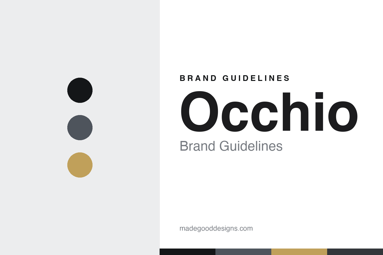 Occhio Brand Guidelines: The Light System