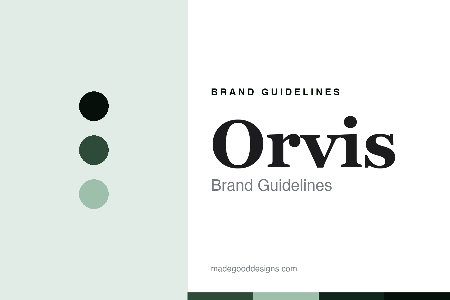 Orvis brand guidelines — abstract bamboo-and-graphite homage cover (editorial, unofficial)