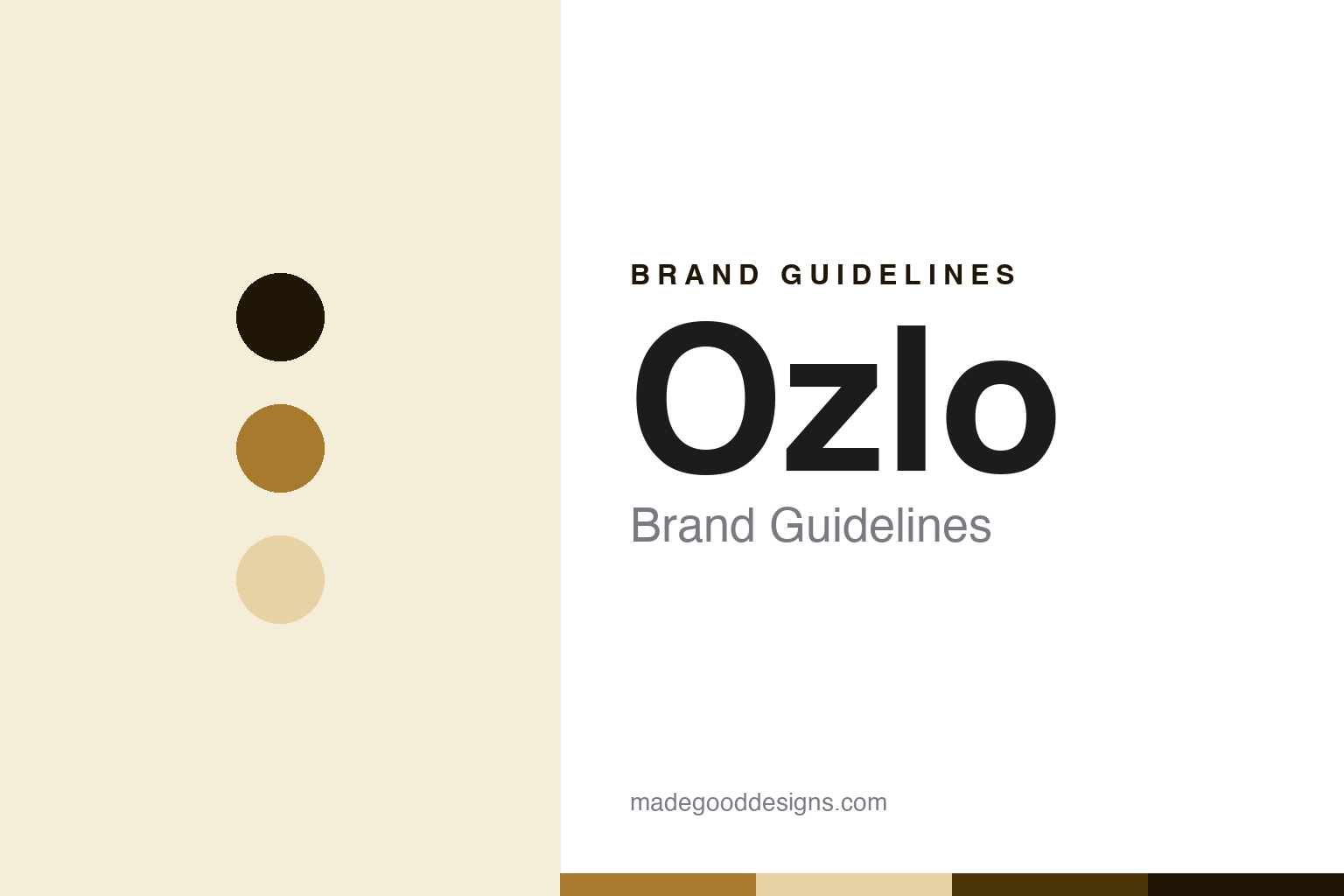 Ozlo Brand Guidelines: The Sleepbuds, Revived