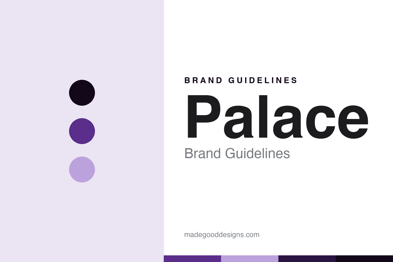 Palace Skateboards brand guidelines — abstract rave-violet palette and drop-sans cover homage (not affiliated)