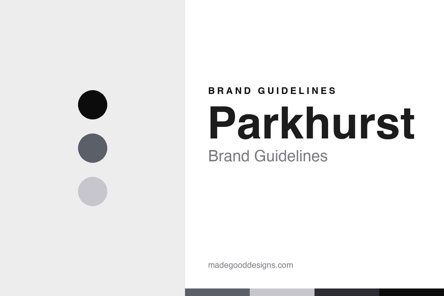 Parkhurst Brand Guidelines: The Boot That Tells You Exactly Where It’s Made