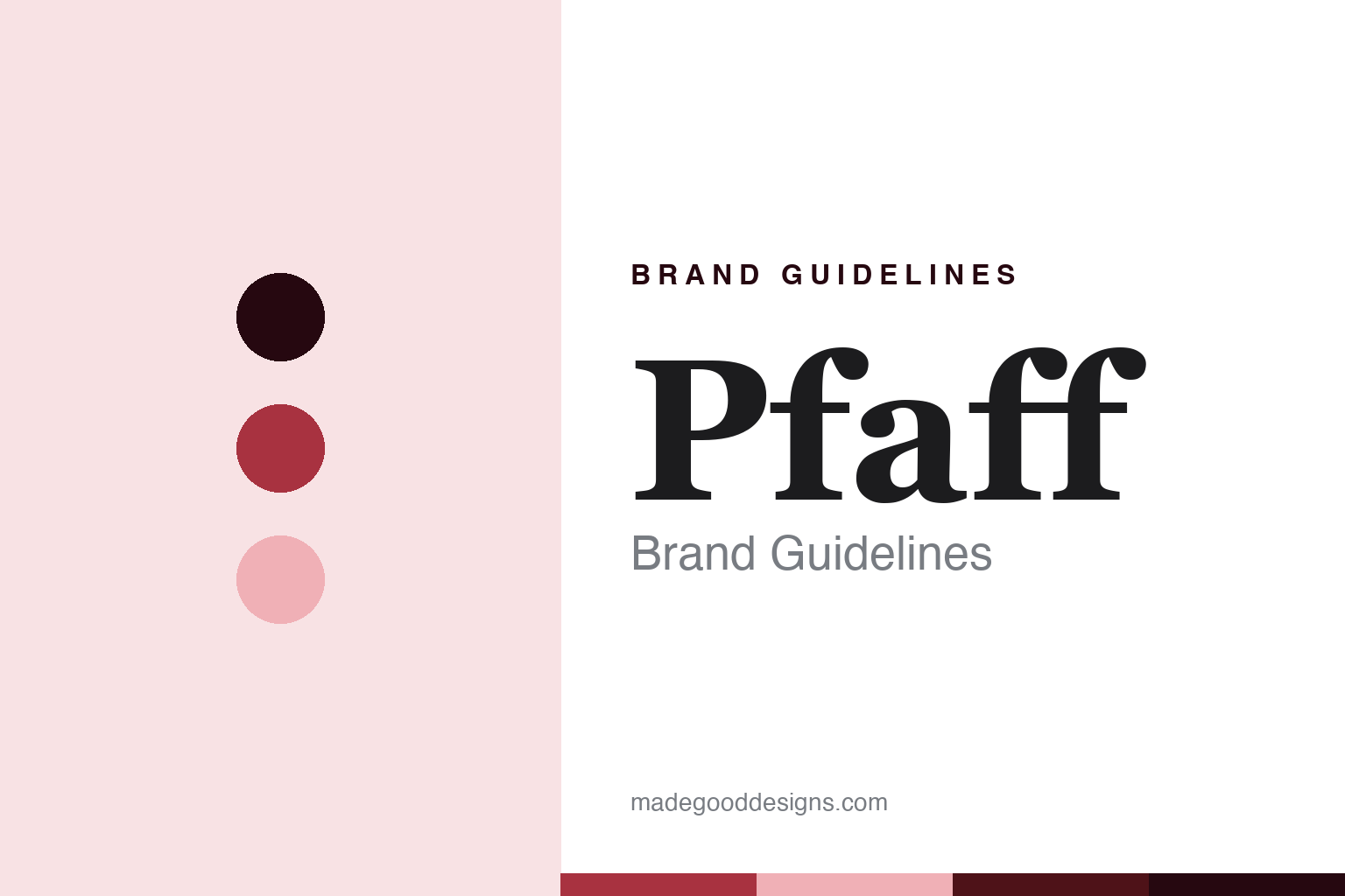 Pfaff brand guidelines — abstract colour discs and material texture (original homage; not a Pfaff product or logo)
